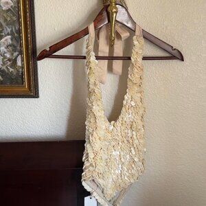 Shell Halter Top